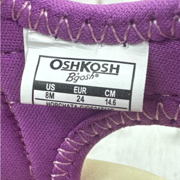 Oshkosh B'Gosh Horchata Sandals Toddlers Size 8 - Picture 9 of 9